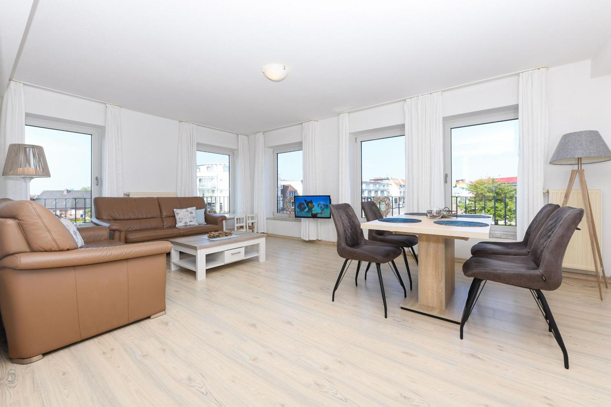 Апартаменты Haus Hafenblick Бензерзиль Экстерьер фото